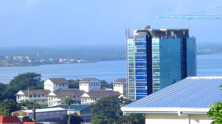 San Fernando, Trinidad from Vistabella hill